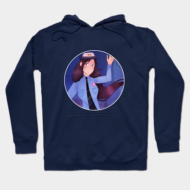 Officer Hana Song Hoodie by Peinto
